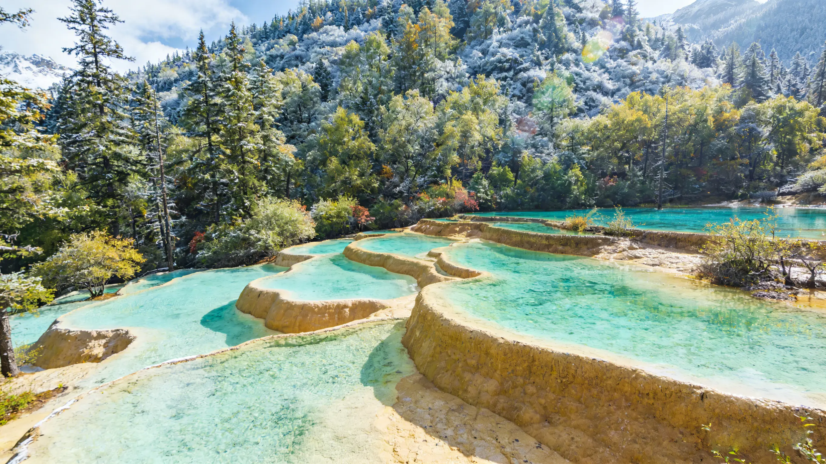 四川九寨沟黄龙 5天4晚纯玩跟团游